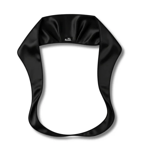 Ms. Remi Effortless Turban Scarf Open Top Black - Image 4