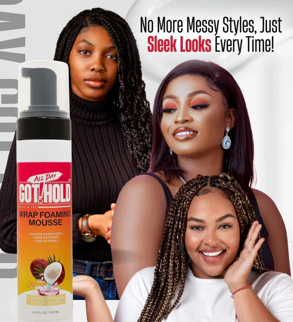 All Day Got Hold Wrap Foaming Mousse 8.5oz - Image 4