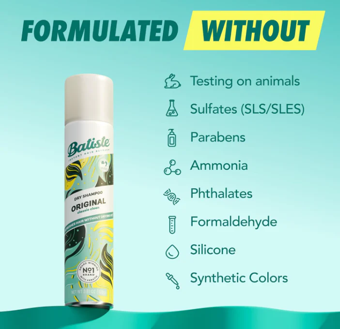 Batiste Dry Shampoo Original Packs 1, 2, 3, 6, 9, or 12 Count - Image 8