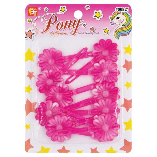 Beauty Town Two-Tone Daisy Barrettes - Image 5