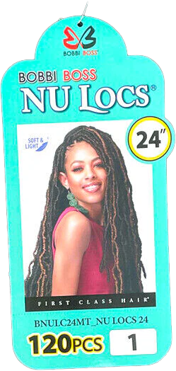 Bobbi Boss Synthetic Braids Nu Locs 24" 120 pcs Multi - Image 4