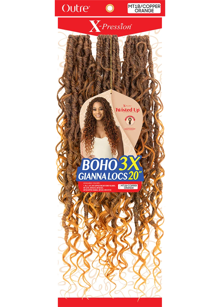 X-Pression Twisted Up Boho Gianna Locs 20" 3X - Image 2