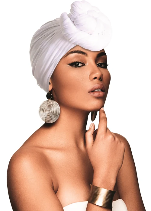 Crinkle Head Wrap Scarf - Image 15