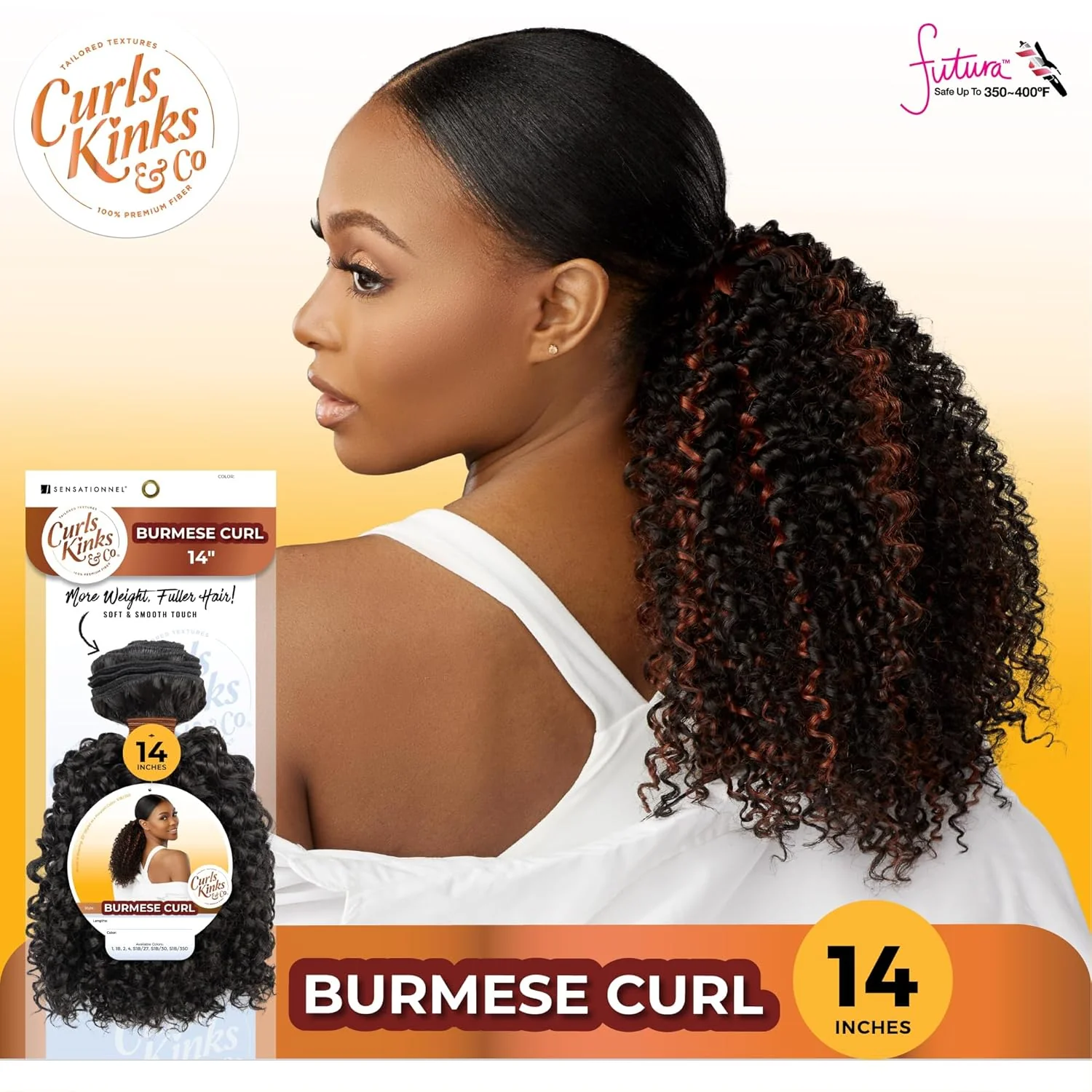 Curls Kinks & Co Burmese Curl CKBC 14" - Image 3