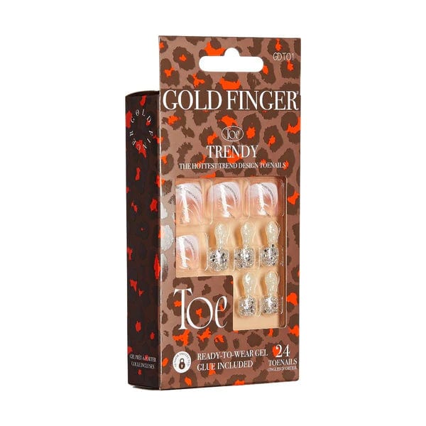 Gold Finger Trendy Toe Nails #GDT01 (Perfect Match) - Image 7