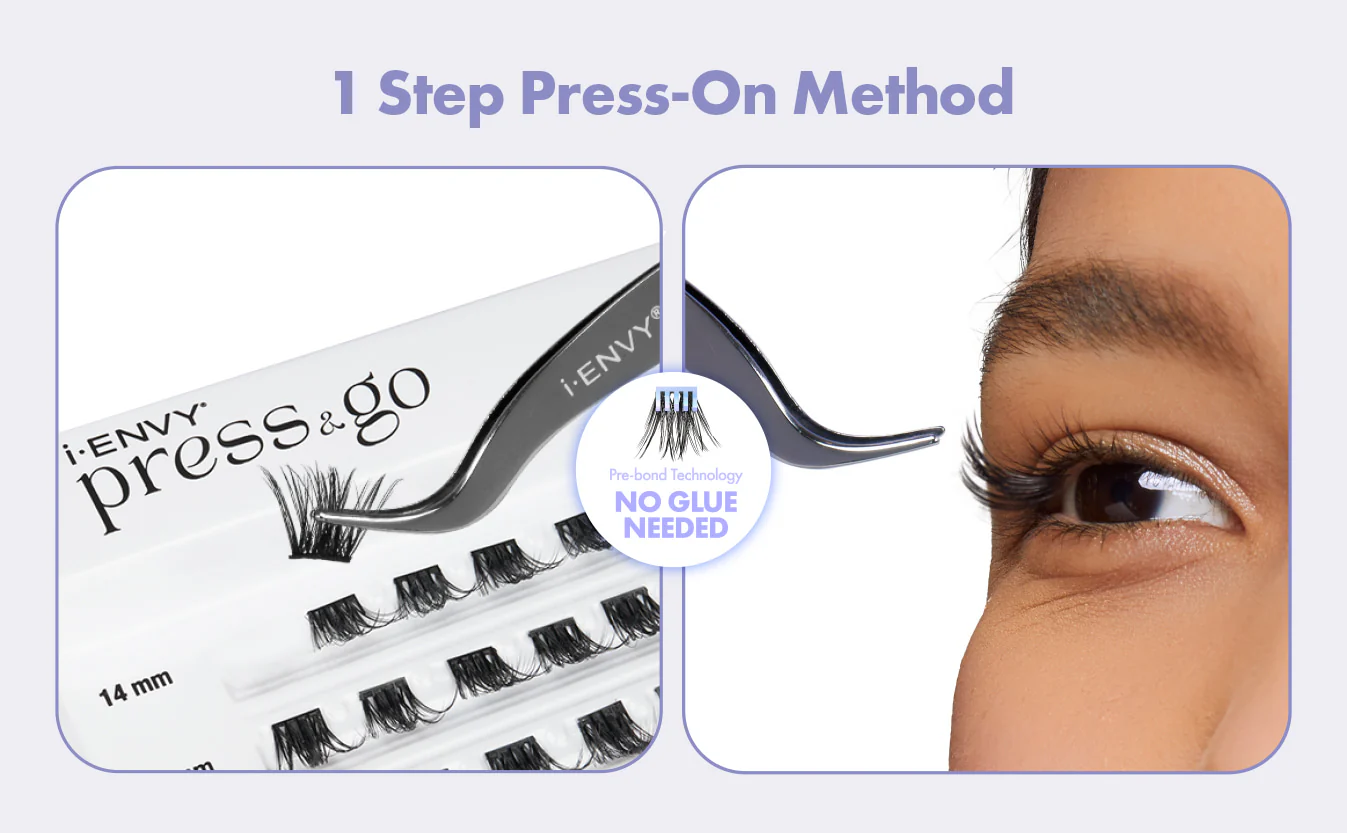 i-Envy Press & Go Press On Cluster Lashes 18 Pack - Image 4
