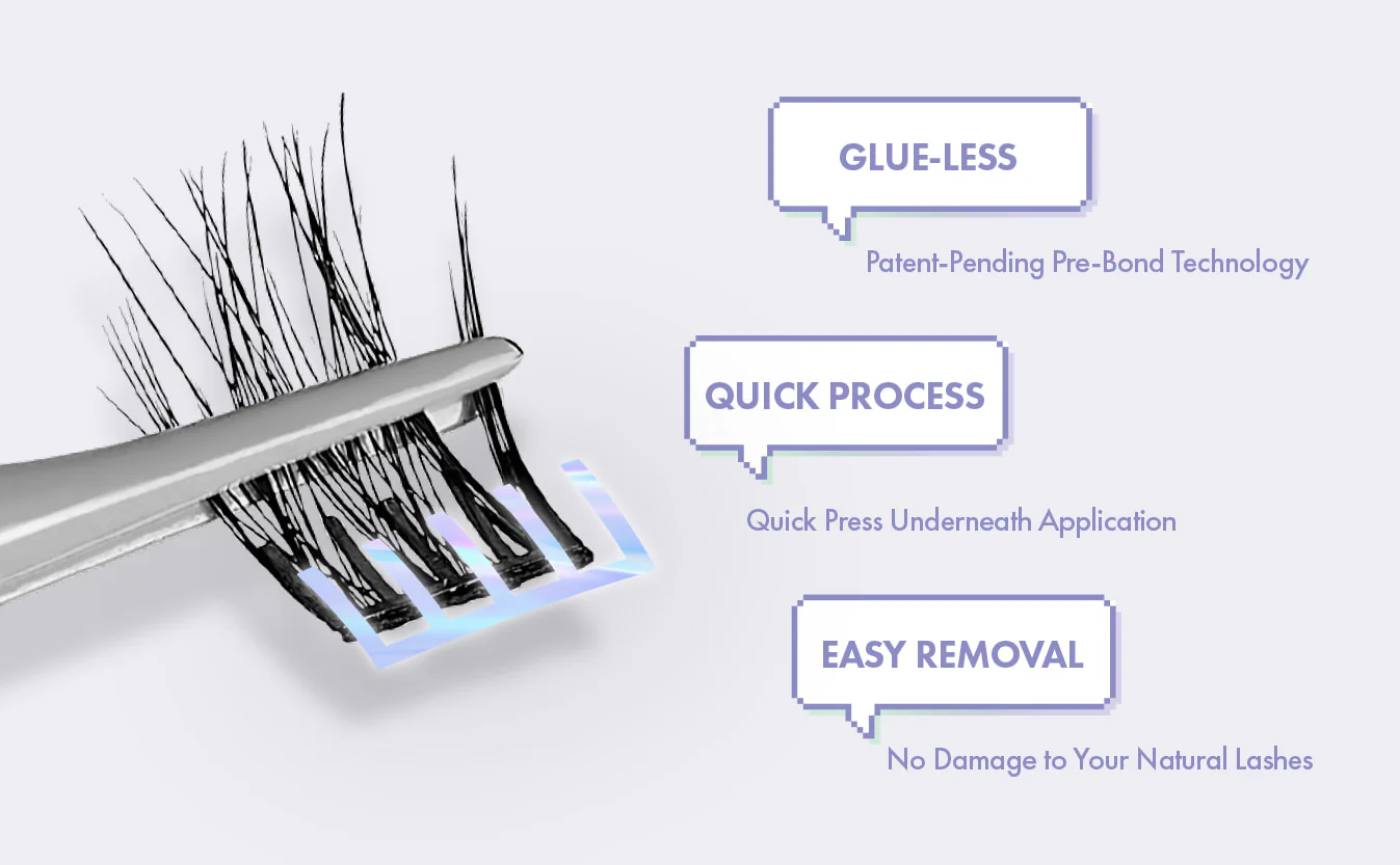 i-Envy Press & Go Press On Cluster Lashes 18 Pack - Image 5