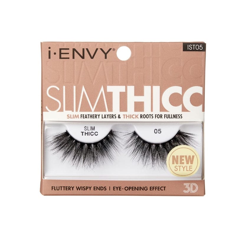 i-Envy Slim Thicc 3D Eyelashes Fluttery Wispy False Lashes Fake Lashes - Image 2