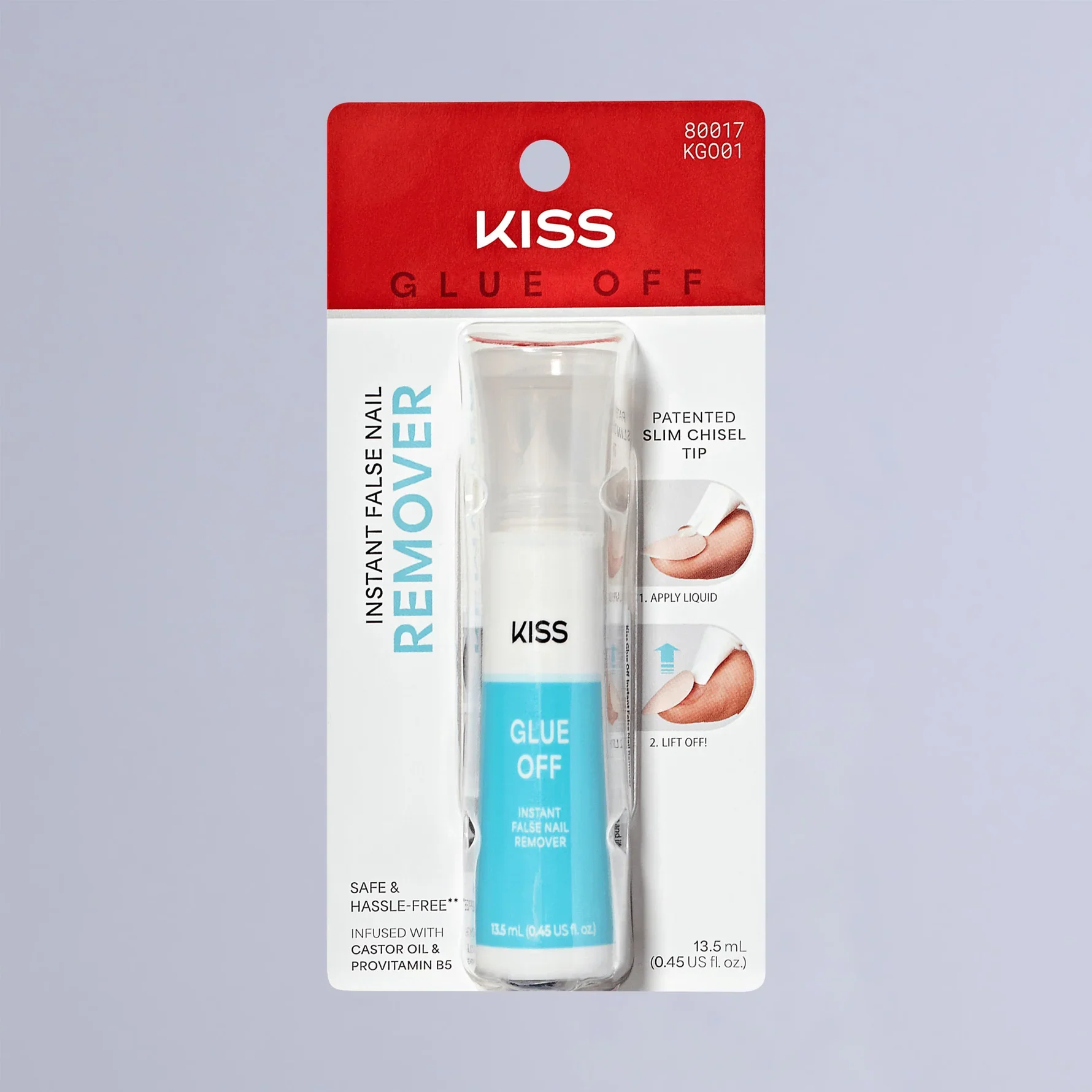 Kiss Glue Off Instant False Nail Remover KGO01 0.45 oz - Image 2