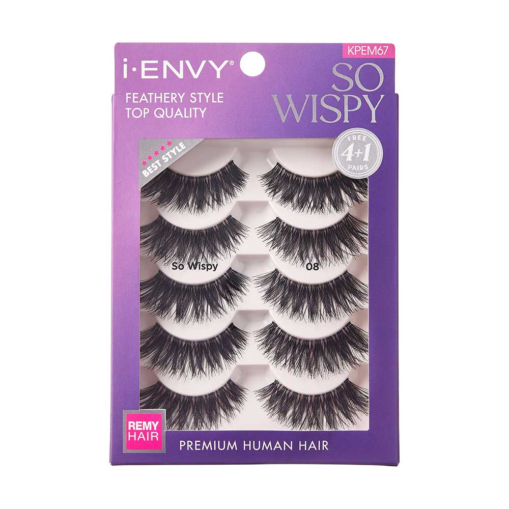 Kiss i-Envy So Wispy Strip Lashes Multi Pack - Image 14
