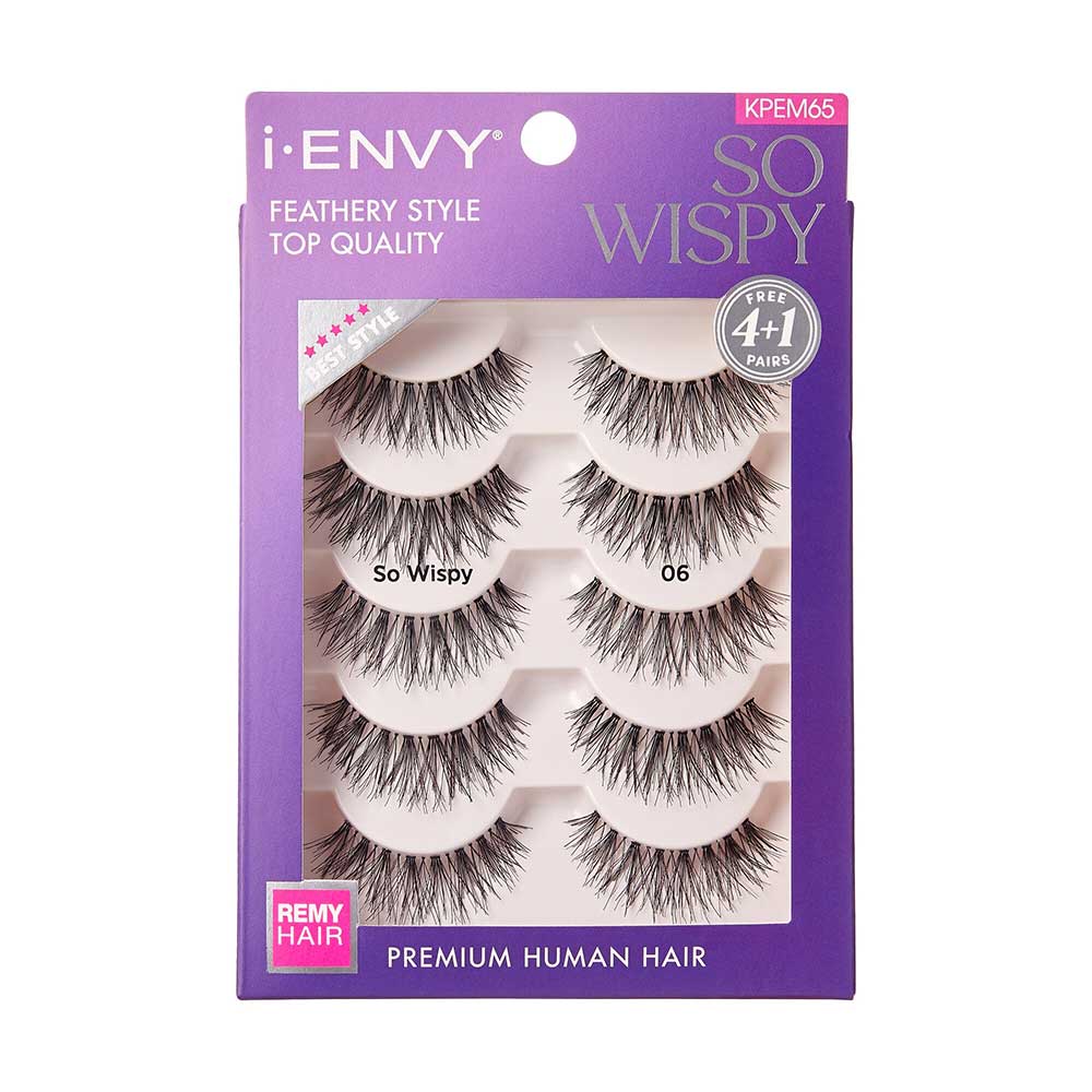 Kiss i-Envy So Wispy Strip Lashes Multi Pack - Image 3