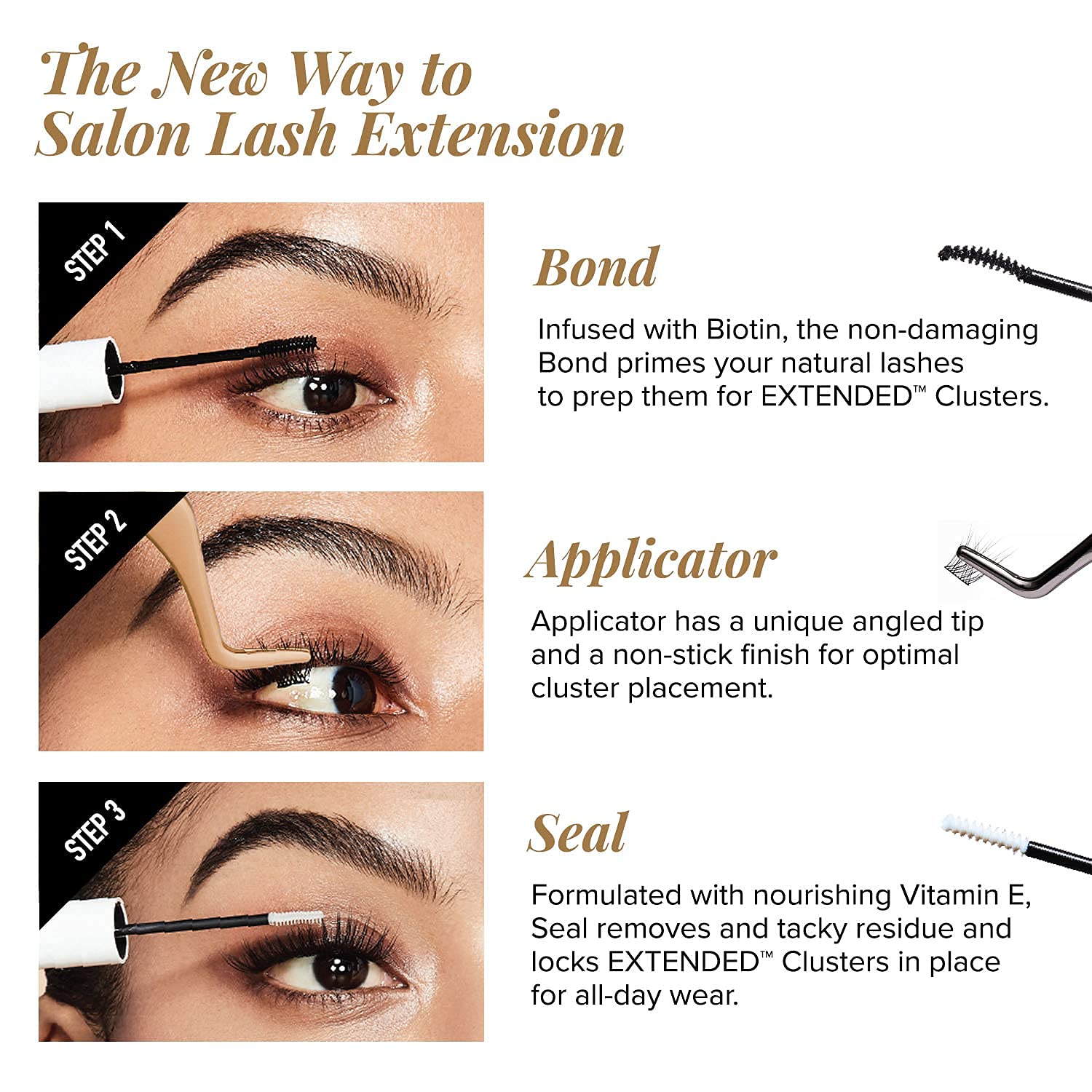 Kiss i-Envy V-Luxe Bond & Seal Extended Collection DIY Salon Lash Extension Application .14 oz VEB01 - Image 4
