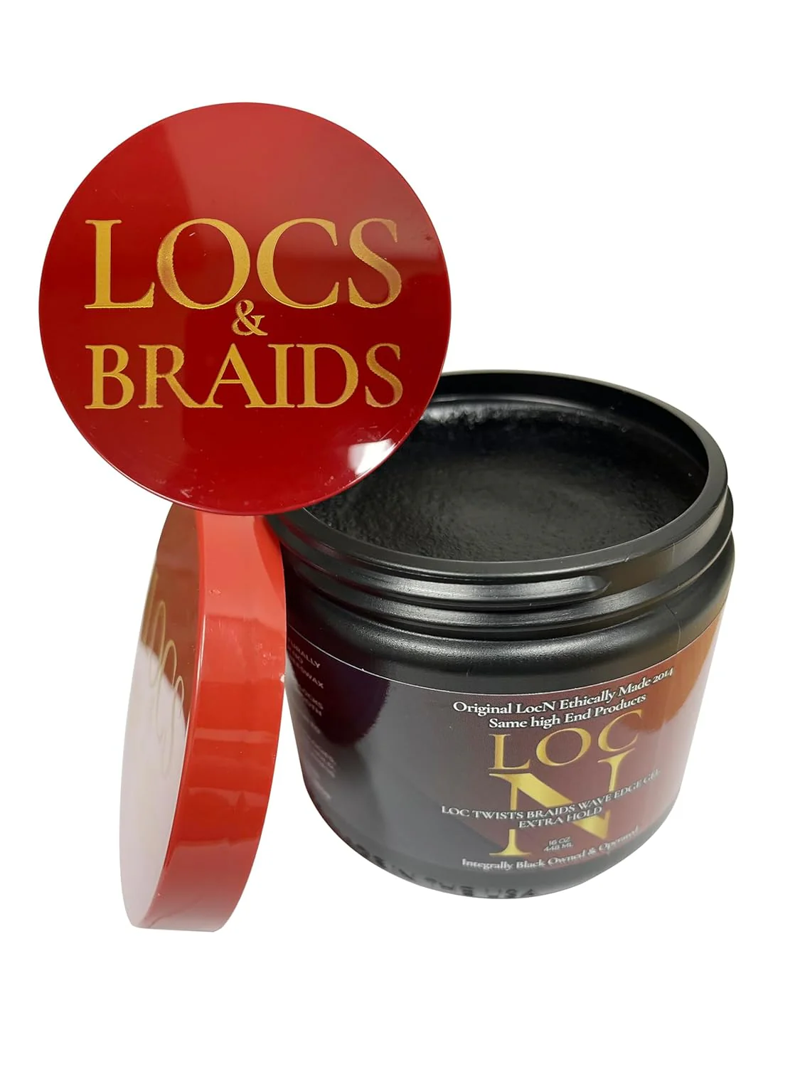 Loc N Twists Braids Wave Edge Gel Extra Hold 16 oz - Image 3