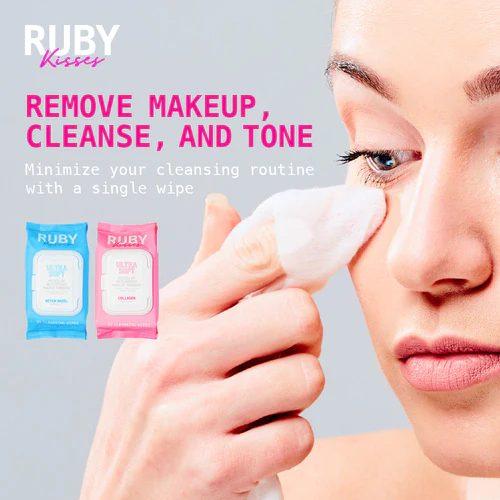 Ruby Kiss Micellar Makeup Wipes Witch Hazel Single RMR01 - Image 3