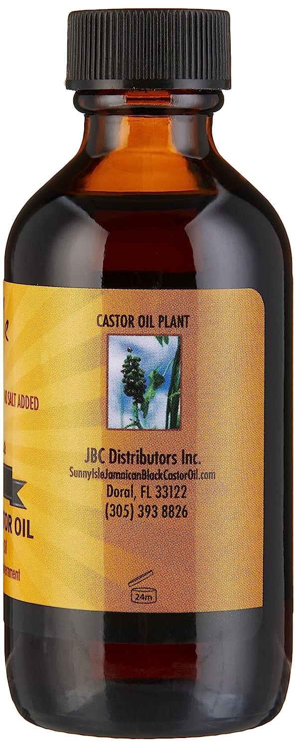 Sunny Isle 100% Natural Black Castor Oil 2 oz - Image 6