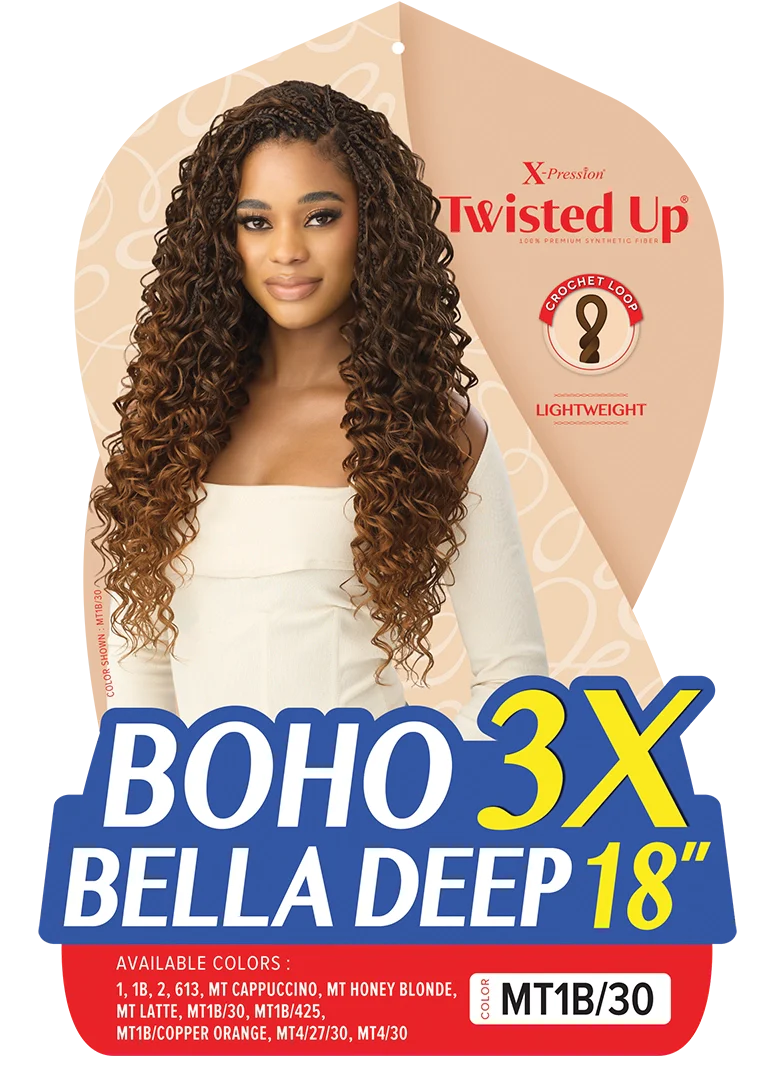 Twisted Up Boho Bella Deep 18" 3X - Image 3