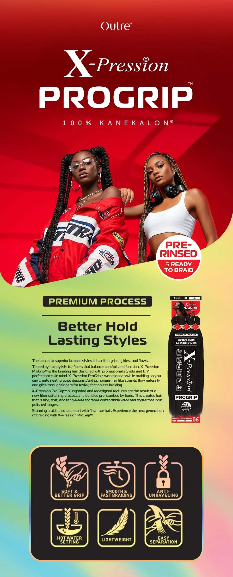 X-Pression Progrip 56" - Image 2